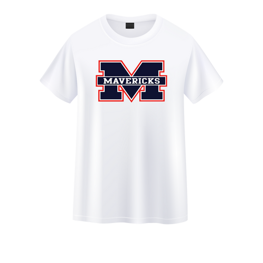 Manvel Mavericks Logo Tee